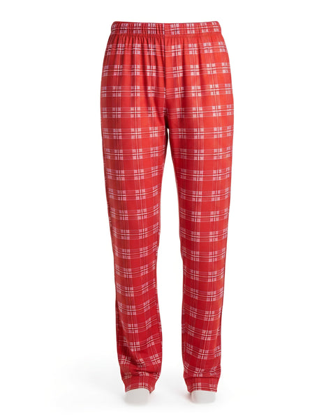 Red x Pink Plaid PJ Pants