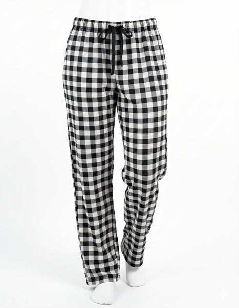 Black Buffalo Plaid PJ Pants (Unisex)