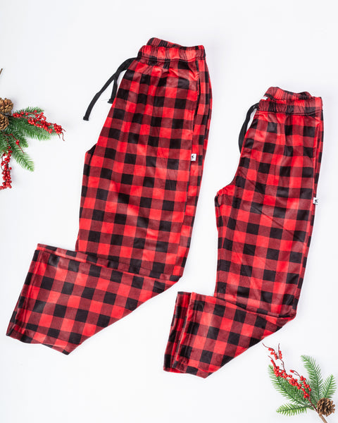 Red Buffalo Plaid PJ Pants (kids and adults)