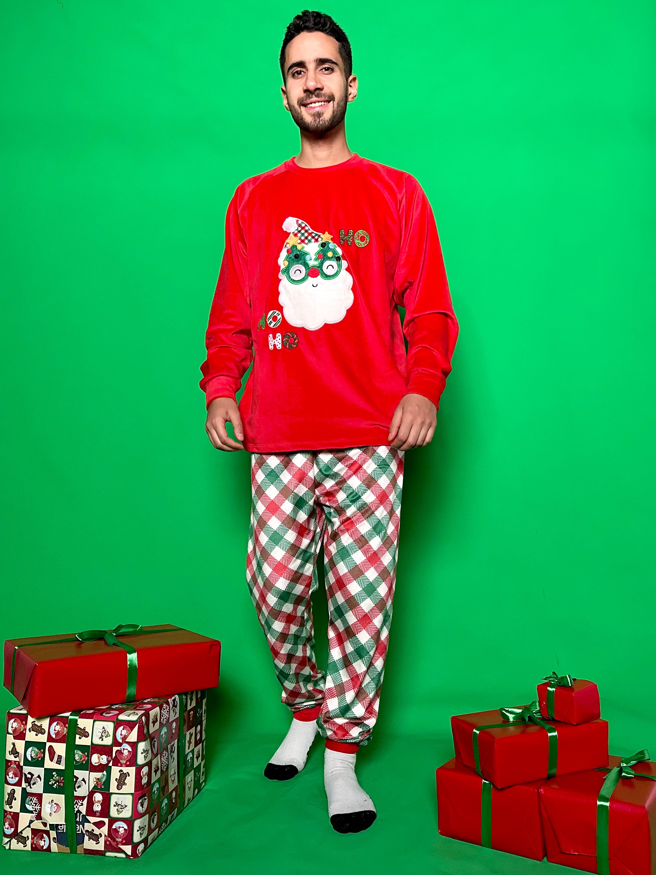 Funny Santa Men's Pyjamas
