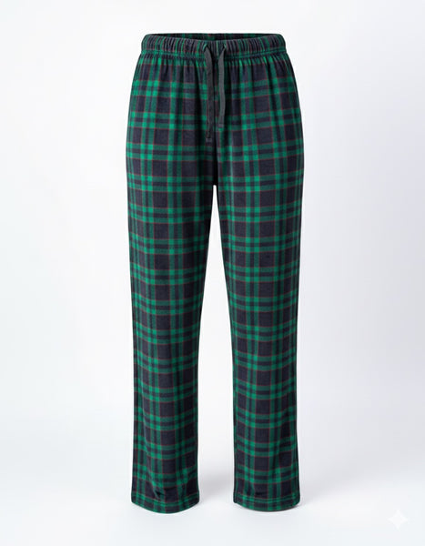 Green Plaid PJ Pants (Unisex)