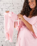 Load image into Gallery viewer, New Welcome Baby Girl Nightgown Set ( with baby set )

