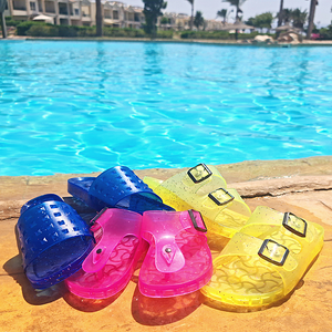 Blue Jelly Slippers freeshipping - MIKA Egypt