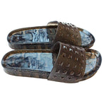 Load image into Gallery viewer, Fumé Black Jelly Slippers freeshipping - MIKA Egypt
