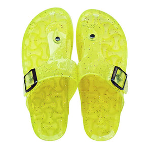 Stardust Yellow Jelly Slippers freeshipping - MIKA Egypt