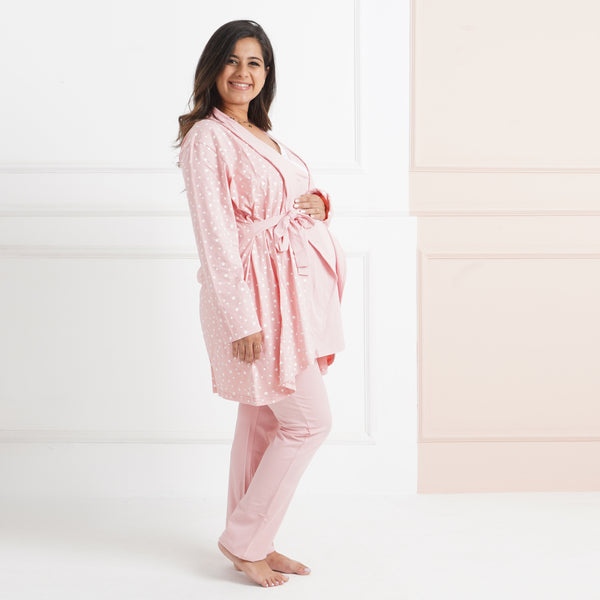 Welcome Baby Girl Pyjama Set (with baby set )