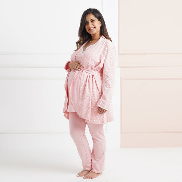 Welcome Baby Girl Pyjama Set (with baby set )