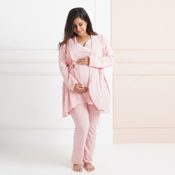 Welcome Baby Girl Pyjama Set (with baby set )